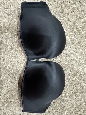 Victoria's Secret Black Strapless Smooth Adhesive Bra